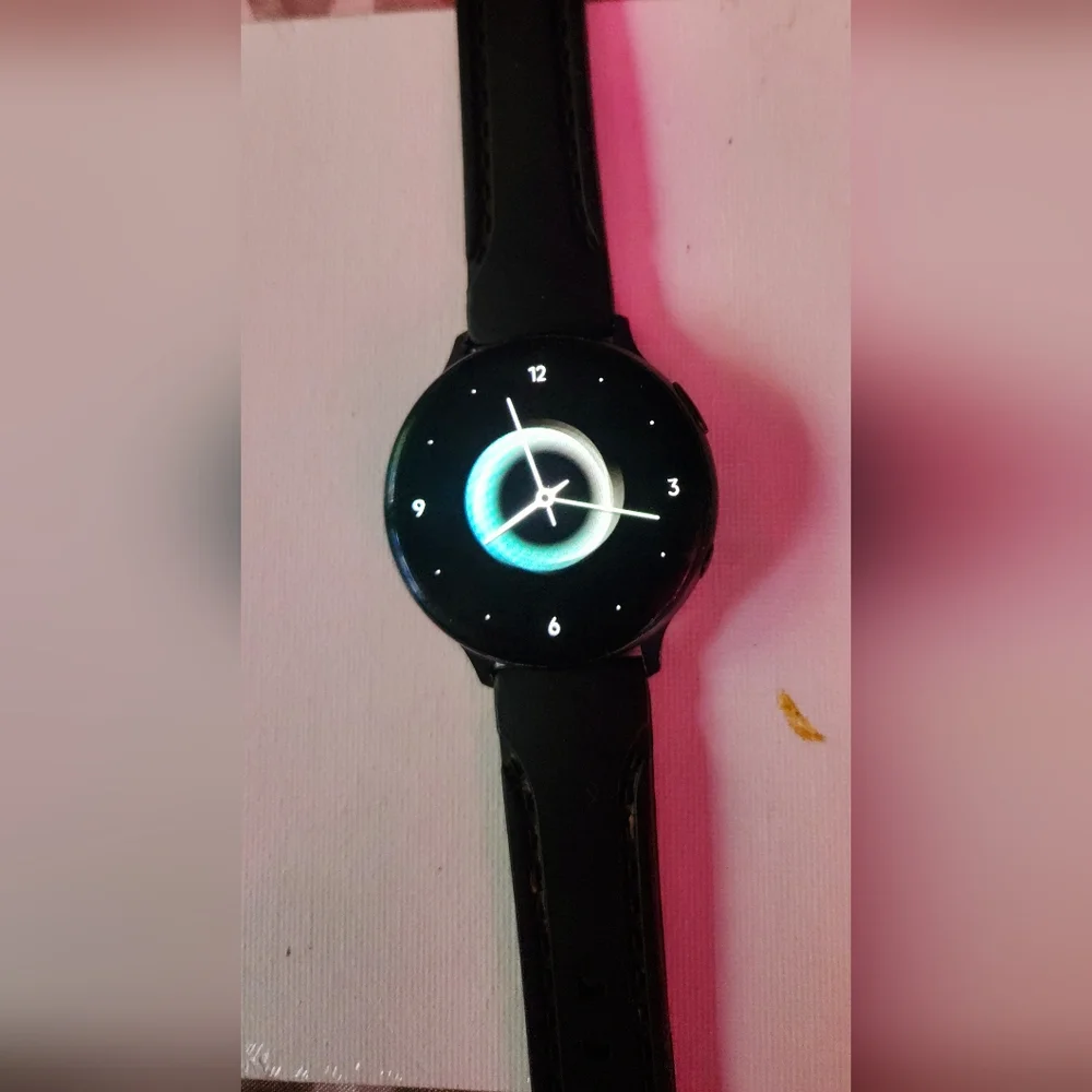 Samsung Black Smartwatch with Sleek Design